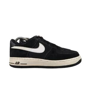 Nike Shoes Youth 5.5 Sneakers Air Force 1 Lifestyle Active Casual Leather Black